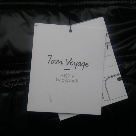 NEW 7AM Voyage Diaper Bag Polar Black Backpack Unisex Boy Girl Baby - Picture 2 of 10